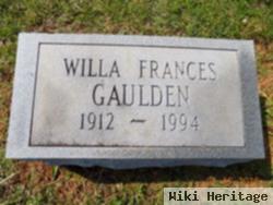 Willa Frances Gaulden