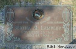 Bertha M. Lampley