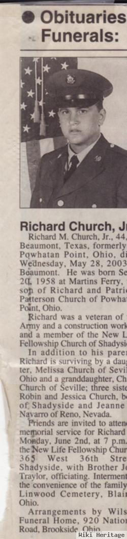 Richard Maxwell Church, Jr