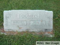 Margaret Rebecca Hunter Toombs