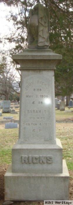 Sarah E Ricks