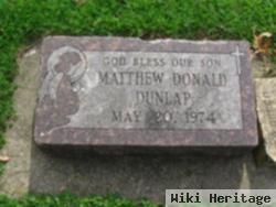 Matthew Donald Dunlap