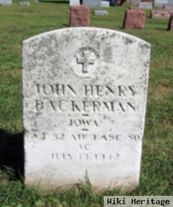 John Henry Backerman