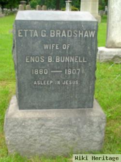 Etta G Bradshaw Bunnell