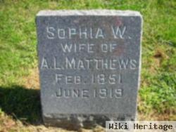 Sophia W. Montgomery Matthews