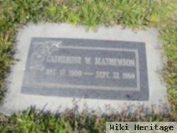 Catherine Wilson Mathewson