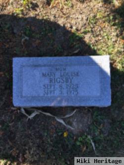 Mary L Benje Rigsby