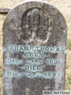 Sarah R Thomas