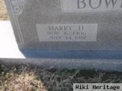 Harry H Bowden