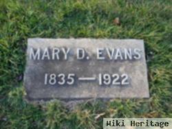 Mary D Evans