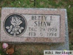 Betty L Sinkey Shaw