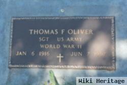 Thomas F "tom" Oliver