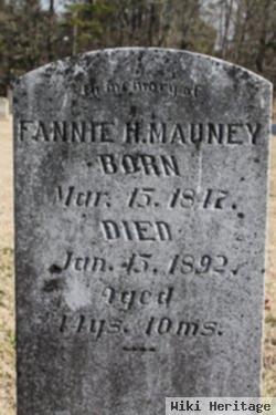 Fannie H Mauney