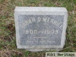 Sarah D. Merrill