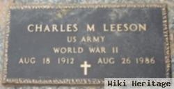 Charles M Leeson