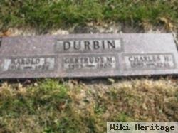 Gertrude M Durbin