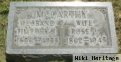 Rose C Mccarthy