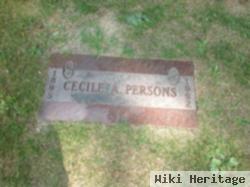 Cecile Annette Persons