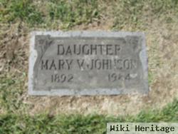 Mary V Johnson