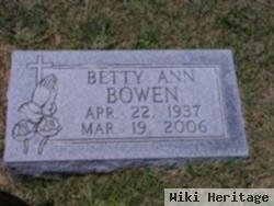 Betty Ann Bowen