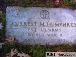 Pvt Forrest M Humphrey