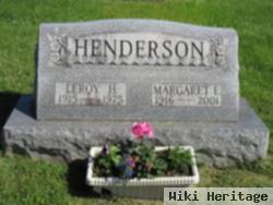 Margaret E Loveridge Henderson