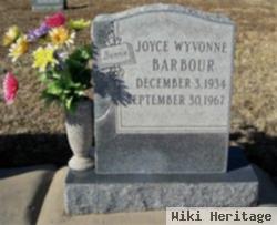 Joyce Wyvonne "bonnie" Hagar Barbour