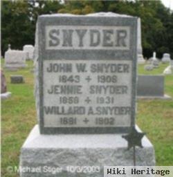 Eugenia "jennie" Miller Snyder