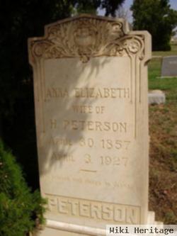 Frances Elizabeth "anna" Peterson