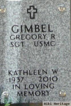 Kathleen W Gimbel