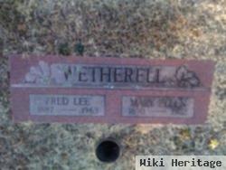 Fred Lee "dutch" Wetherell