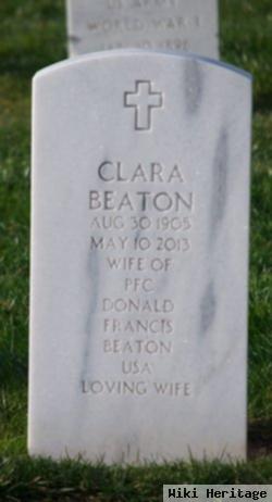 Clara R Beaton