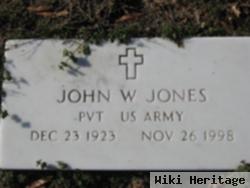 Pvt John W Jones