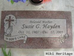 Susie G Hayden