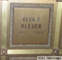 Elsa G. Bleuer