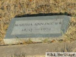 Martha Ann Sims Dozier