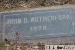 John D Rutherford