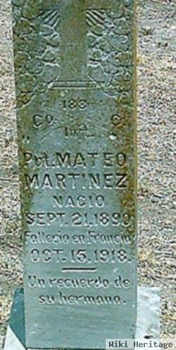 Pvt Mateo Martinez