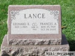 Frances A. Coppock Lance