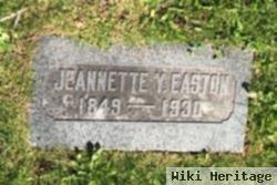 Jeannette Richards Young Easton