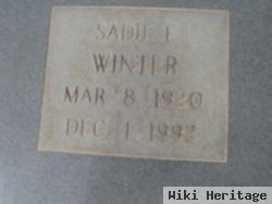 Sadie Florence Wallace Winter