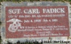 Sgt Carl Fadick