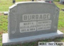 Mary H Jones Burbage