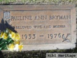 Pauline Anne Bryman