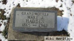 Mary J Hadden