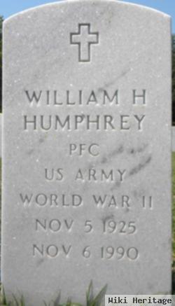 William H Humphrey