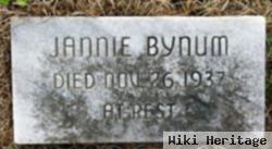 Sarah Jane "jannie" Anderson Bynum