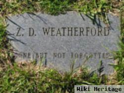 Zeb Dave "z. D." Weatherford