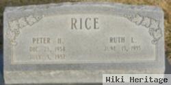 Peter H Rice