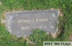 Ethel J Evans